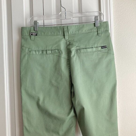 Volcom Men's VMonty stretch shorts Cactus Green NWT size 30 - Picture 5 of 8